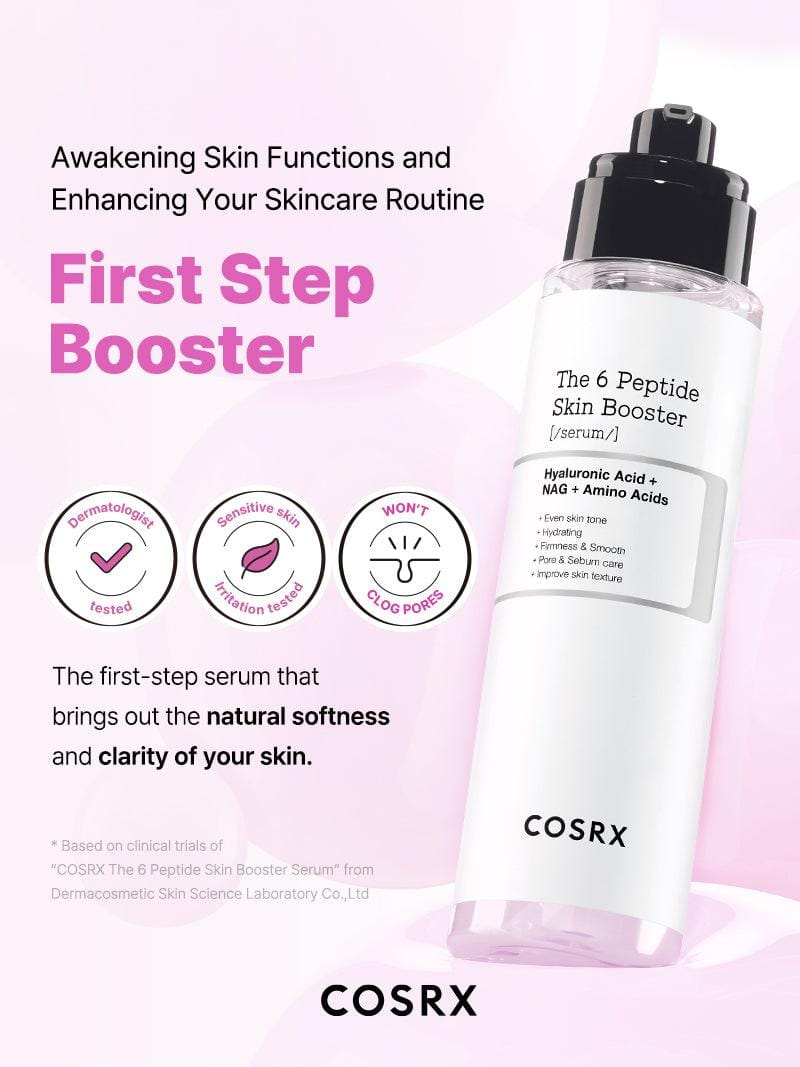 COSRX 6 Peptide Skin Booster 150ml – Hydrating Anti-Aging Serum JZCosmetics.com