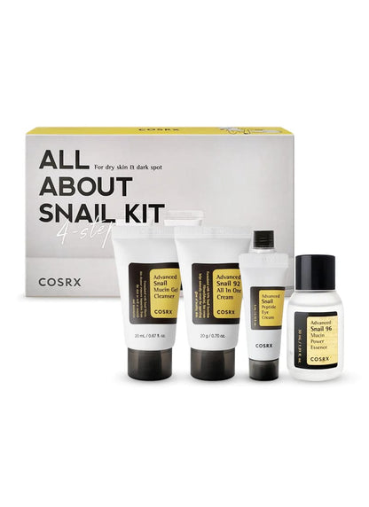 COSRX All About Snail Trial Kit (4 Pcs) JZCosmetics.com
