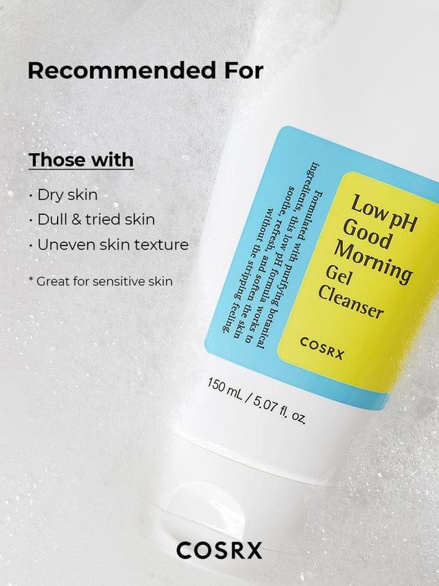 COSRX Low pH Good Morning Gel Cleanser 150ml JZCosmetics.com