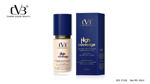 CVB High Coverage Oil-Free Foundation SPF PA++ JZCosmetics.com