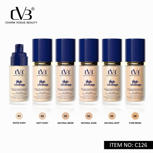CVB High Coverage Oil-Free Foundation SPF PA++ JZCosmetics.com
