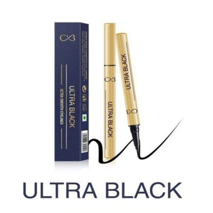 CVB Ultra Black Eyeliner – Intense Black, Smudge-Proof JZCosmetics.com