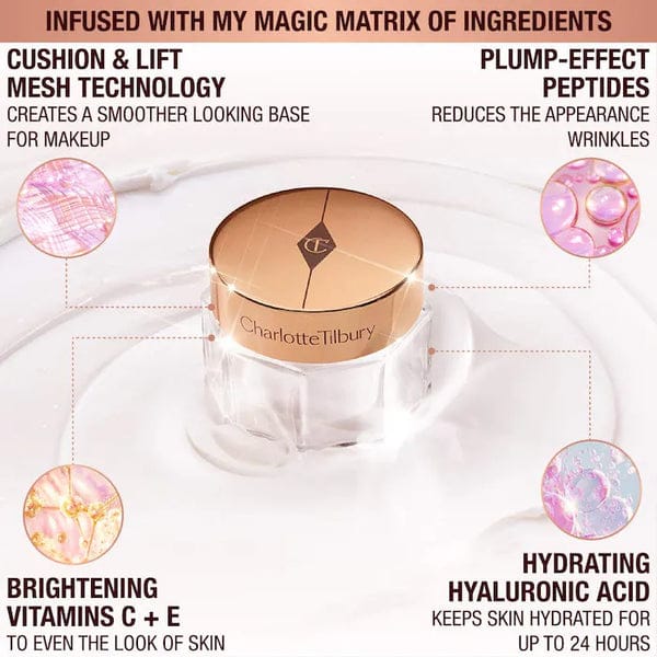 Charlotte Tilbury Magic Cream SPF 15 50ml – Hydrating Anti-Aging Moisturizer for Instant Glow | Made in Italy JZCosmetics.com