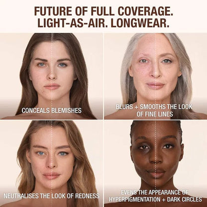 Charlotte Tilbury Airbrush Flawless Longwear Foundation 30ml – Full Coverage, Poreless Finish & 16H Wear JZCosmetics.com