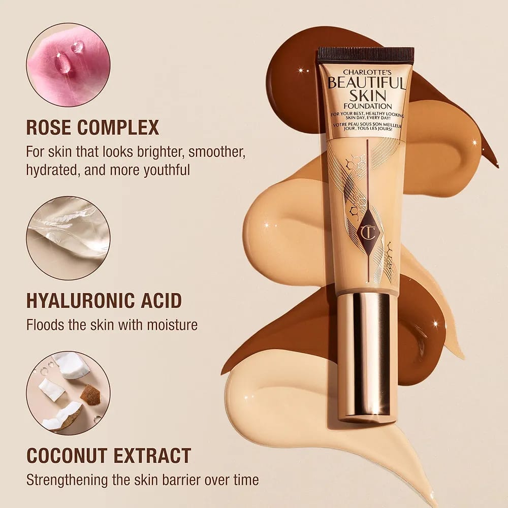Charlotte Tilbury Charlotte’s Beautiful Skin Foundation JZCosmetics.com