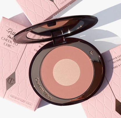 Charlotte Tilbury Pillow Talk Blush 8g – Cheek To Chic Natural Glow Blusher JZCosmetics.com