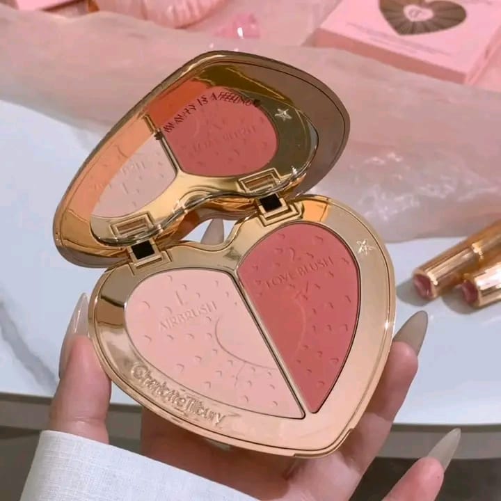 Charlotte Tilbury Pillow Talk Beauty Soulmates Face Palette 13g – Blush, Highlighter & Contour All-in-One | Silky & Long-Lasting JZCosmetics.com