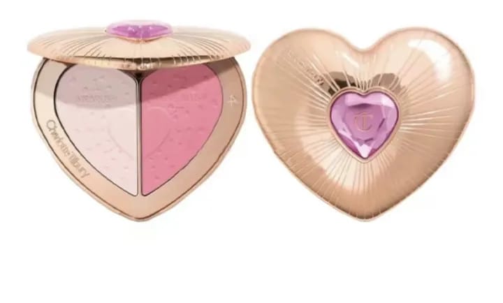 Charlotte Tilbury Pillow Talk Beauty Soulmates Face Palette 13g – Blush, Highlighter & Contour All-in-One | Silky & Long-Lasting JZCosmetics.com