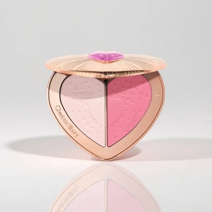 Charlotte Tilbury Pillow Talk Beauty Soulmates Face Palette 13g – Blush, Highlighter & Contour All-in-One | Silky & Long-Lasting JZCosmetics.com