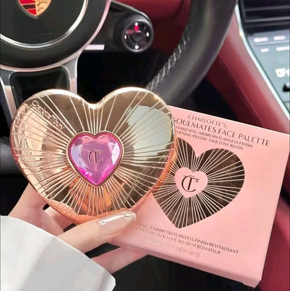 Charlotte Tilbury Pillow Talk Beauty Soulmates Face Palette 13g – Blush, Highlighter & Contour All-in-One | Silky & Long-Lasting JZCosmetics.com