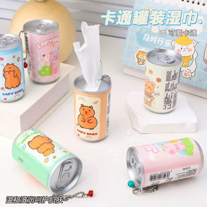 Cute Cartoon Can Wet Wipes JZCosmetics.com