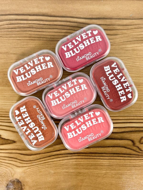 Diamond Beauty Velvet Blusher 6pcs Set – Ultra-Soft Matte Powder Blush for Natural Glow & Long-Lasting Makeup JZCosmetics.com