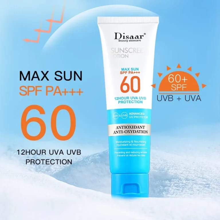 Disaar Sunscreen Lotion SPF 60 JZCosmetics.com