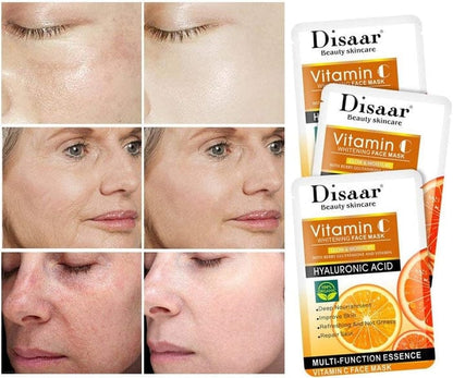 Disaar Vitamin C Whitening Face Mask – 10 Pcs Pack JZCosmetics.com