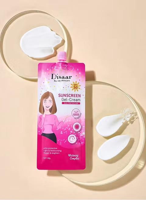 Disaar Whitening Complex Sunscreen Gel Cream 50g JZCosmetics.com