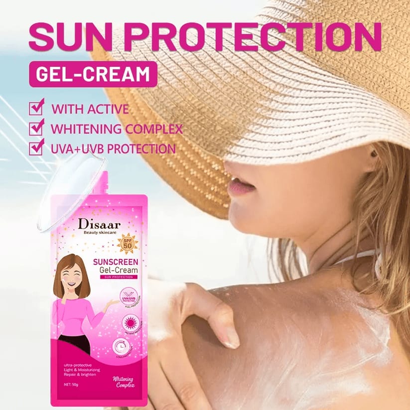 Disaar Whitening Complex Sunscreen Gel Cream 50g JZCosmetics.com