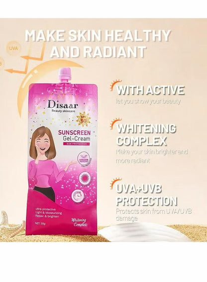 Disaar Whitening Complex Sunscreen Gel Cream 50g JZCosmetics.com
