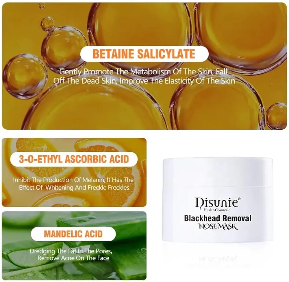 Disunie Blackhead Removal Nose Mask | Deep Cleansing Pore Strip | Removes Blackheads, Whiteheads & Oil JZCosmetics.com