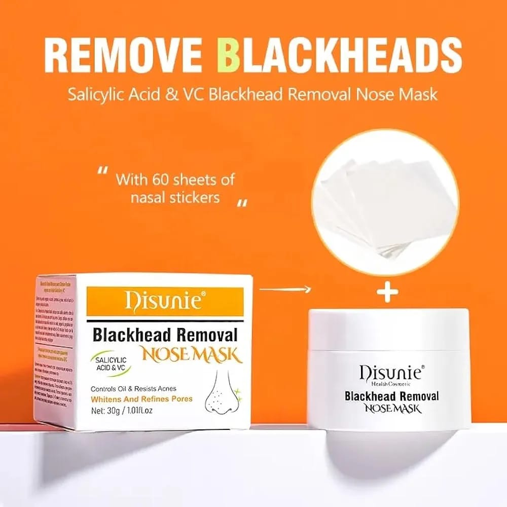 Disunie Blackhead Removal Nose Mask | Deep Cleansing Pore Strip | Removes Blackheads, Whiteheads & Oil JZCosmetics.com