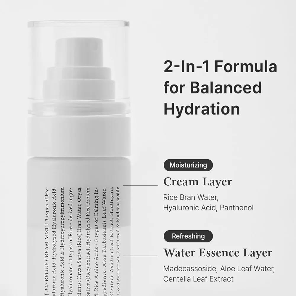 Dr.Althea 345 Relief Cream Mist 100ml JZCosmetics.com