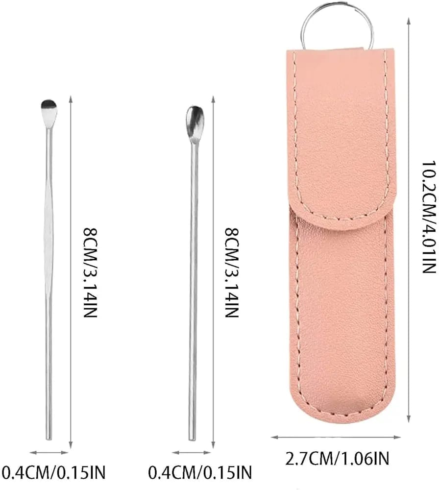 Ear Wax Cleaning Kit 6 Pcs – Stainless Steel Ear Pick Set JZCosmetics.com