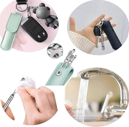 Ear Wax Cleaning Kit 6 Pcs – Stainless Steel Ear Pick Set JZCosmetics.com