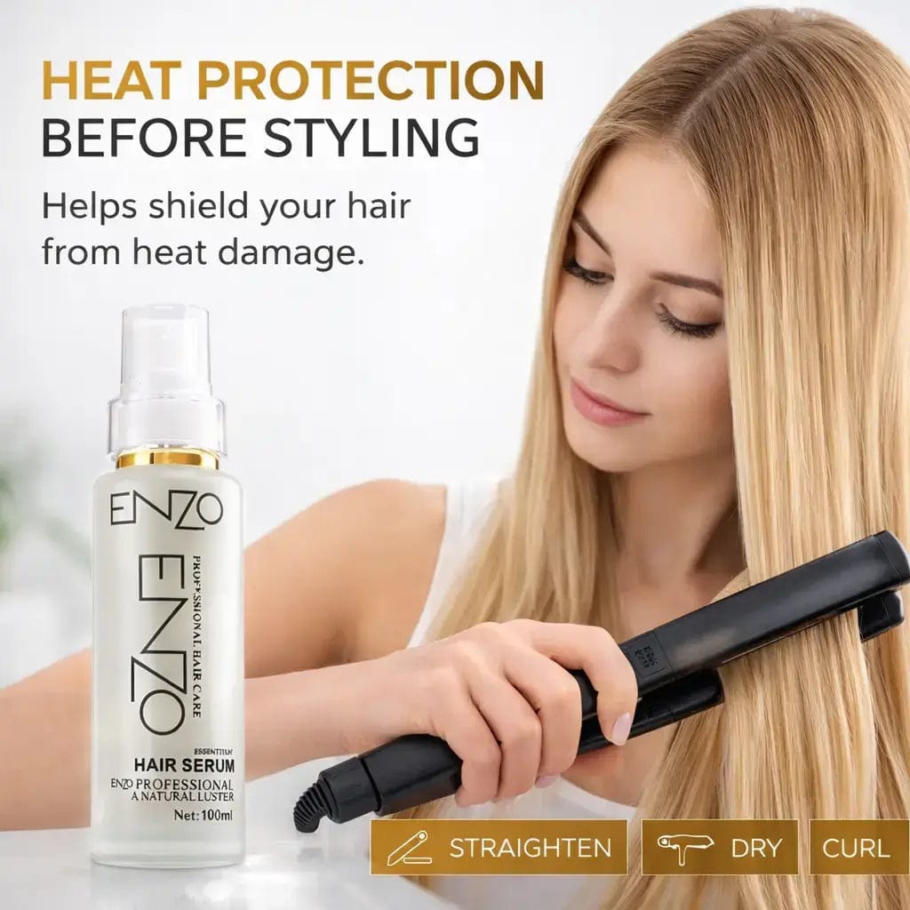 Enzo Hair Serum | Anti-Frizz, Shine Boosting JZCosmetics.com