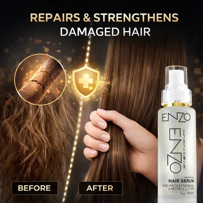 Enzo Hair Serum | Anti-Frizz, Shine Boosting JZCosmetics.com