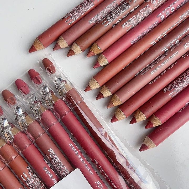 Flormar Nude Jumbo lip Pencil 12pcs Pack JZCosmetics.com