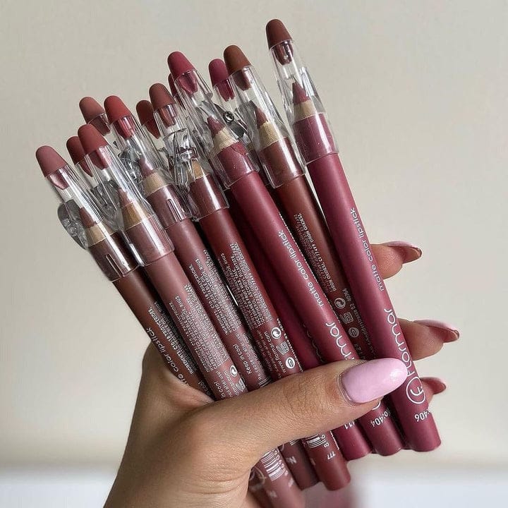 Flormar Nude Jumbo lip Pencil 12pcs Pack JZCosmetics.com