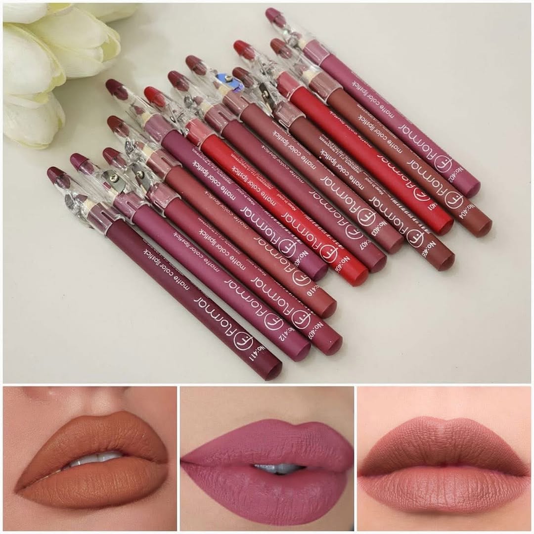 Flormar Nude Jumbo lip Pencil 12pcs Pack JZCosmetics.com