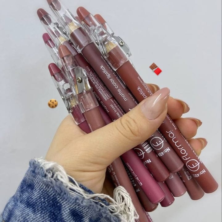 Flormar Nude Jumbo lip Pencil 12pcs Pack JZCosmetics.com