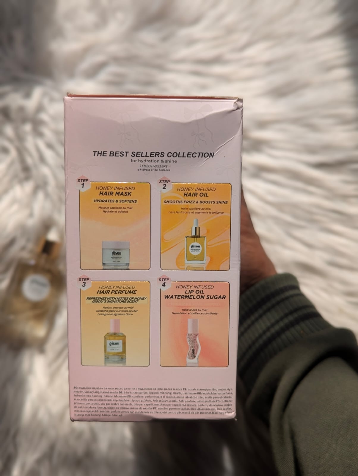 Gisou Honey Gloss & Go Duo Value Set | Hair Oil + Lip Oil Combo JZCosmetics.com