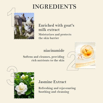 Goat Milk Fragrance Bath Gel JZ Cosmetics