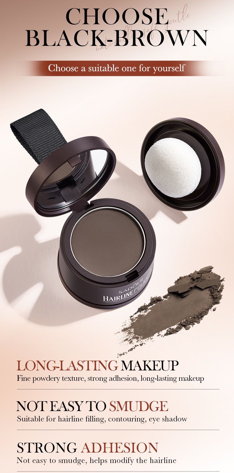Hair Line Powder – Instant Hair Filling & Natural Look JZCosmetics.com
