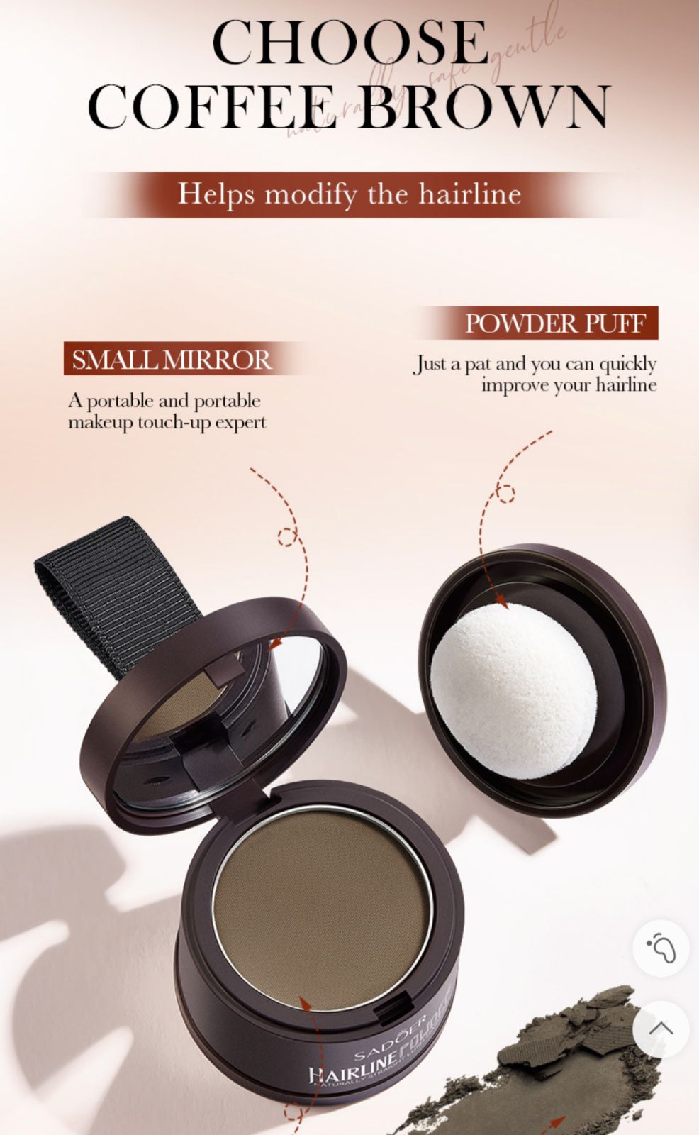 Hair Line Powder – Instant Hair Filling & Natural Look JZCosmetics.com