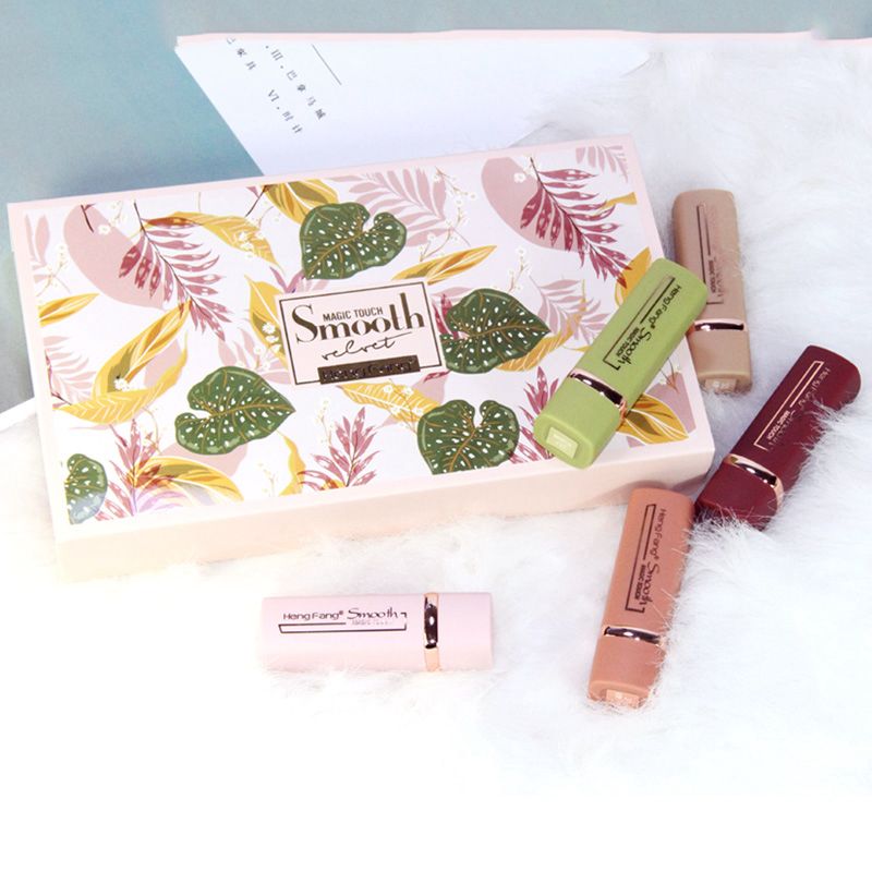 Heng Fang 5 Pcs Matte Lipstick Set JZCosmetics.com