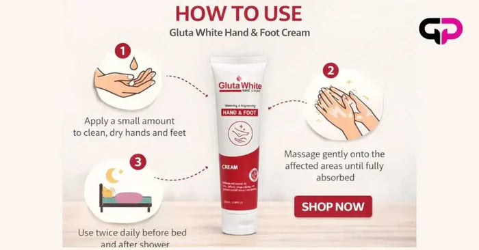 Gluta White Hand and Foot Whitening Cream