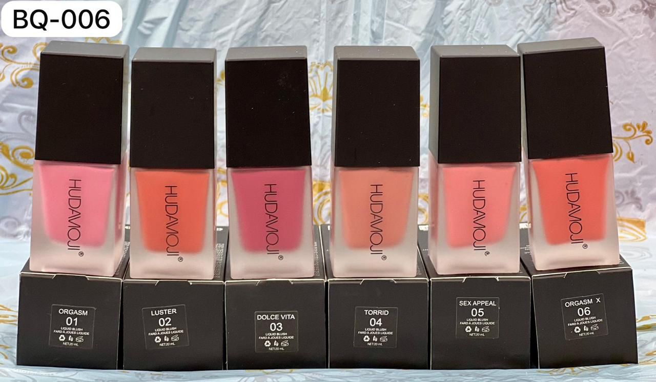 Hudamoji Liquid Blush Set 6pcs JZCosmetics.com