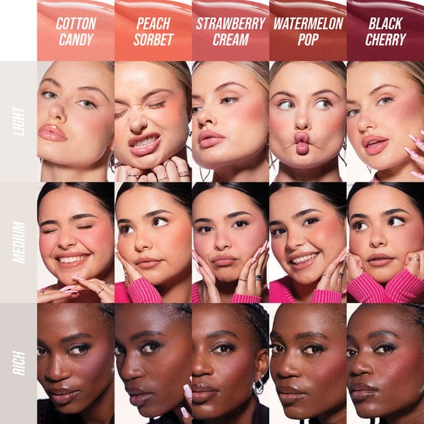 Huda Beauty Blush Filter Liquid Blush 4.5ml – 6pcs Set | Soft Matte Glow, Lightweight & Blendable JZCosmetics.com
