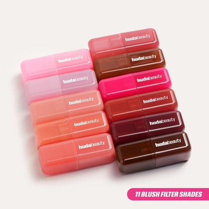Huda Beauty Blush Filter Liquid Blush 4.5ml – 6pcs Set | Soft Matte Glow, Lightweight & Blendable JZCosmetics.com