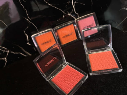 Hudamoji Matte Blusher 4pcs Set – Smooth & Blendable Blush Palette JZCosmetics.com