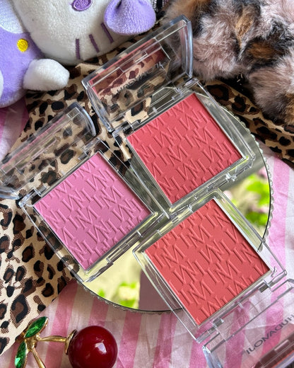 Hudamoji Matte Blusher 4pcs Set – Smooth & Blendable Blush Palette JZCosmetics.com