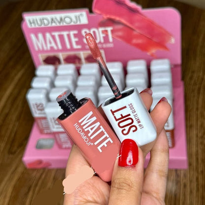Hudamoji Matte Lip Gloss 6pcs Set JZCosmetics.com