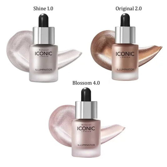 ICONIC London Liquid Highlighter 3 Pcs Set JZCosmetics.com