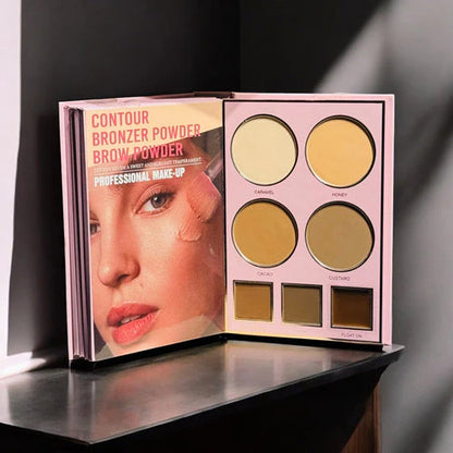 HUDAMOJI 5 Pages All-In-One Make-Up Book Palette