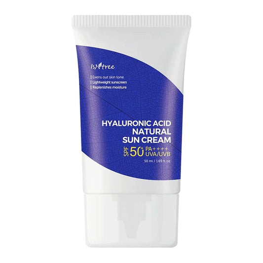 ISNTREE Hyaluronic Acid Natural Suncream SPF50 PA++++ 50ml JZCosmetics.com
