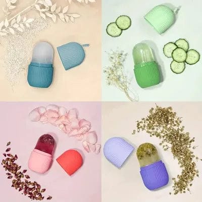 Ice Roller Massager for Face & Eyes – Stainless Steel Cooling Facial Roller JZCosmetics.com