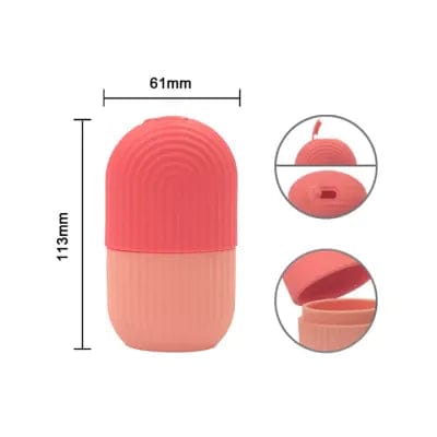 Ice Roller Massager for Face & Eyes – Stainless Steel Cooling Facial Roller JZCosmetics.com
