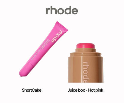 Rhode Blush & Gloss Duo | Rhode blush stick | Rhode peptide lip tint | Rhode lip gloss JZCosmetics.com